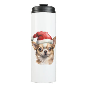 Chihuahua Christmas Dog Thermal Tumbler