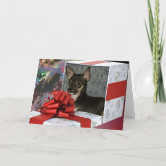 Chihuahua Christmas Greeting Card