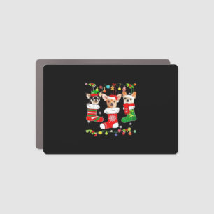 Chihuahua Christmas Lights Xmas Dog Classic T-Shir Car Magnet