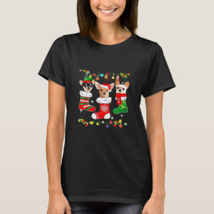 Chihuahua Christmas Lights Xmas Dog Classic T-Shir T-Shirt