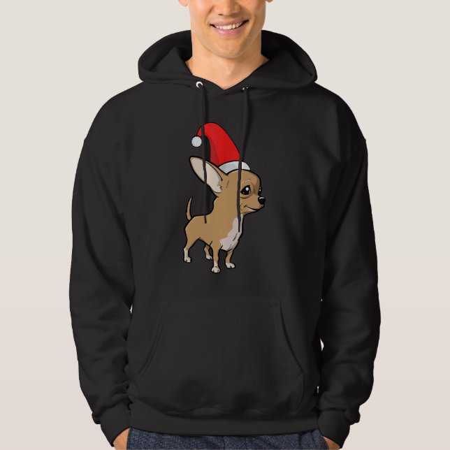 Chihuahua Christmas Pajama Hoodie (Front)