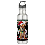 Chihuahua Christmas Santa Ugly Sweater Dog Lover X Stainless Steel Water Bottle
