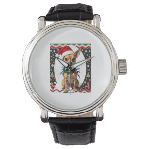 Chihuahua Christmas Santa Ugly Sweater Dog Lover X Watch