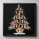 Chihuahua Christmas Tree Funny Tee Xmas Chihuahua  Peel And Stick Photo Tile