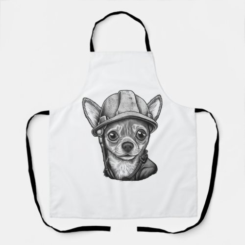 Chihuahua  Construction Worker  Construction    Apron