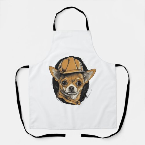Chihuahua  Construction Worker  Construction   Apron