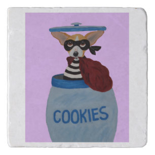 Chihuahua Cookie Thief Trivet