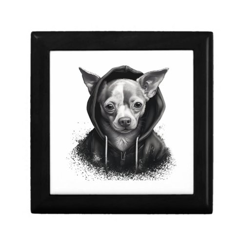 Chihuahua Cool Dog Rap Hip_Hop Gangster Gift Box