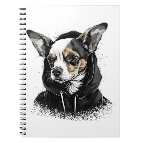 Chihuahua Cool Dog Rap Hip_Hop Gangster Notebook