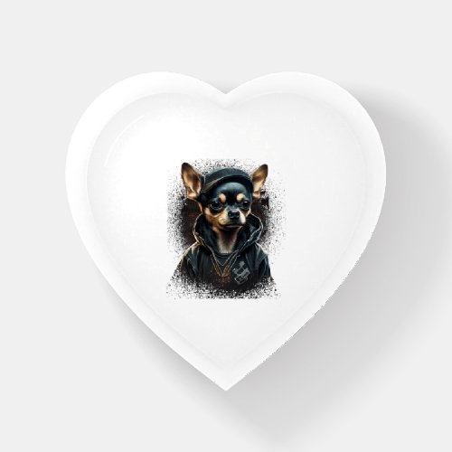 Chihuahua Cool Dog  Rap  Hip_Hop  Gangster         Paperweight