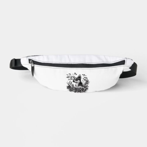 Chihuahua Cute Dog Beautiful Flowers Girl Fanny Pack