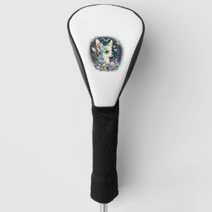 Chihuahua Cute Dog Beautiful Flowers Girl Golf Head Cover
