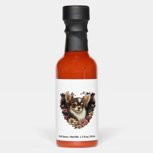 Chihuahua Cute Dog Beautiful Flowers Girl Hot Sauces