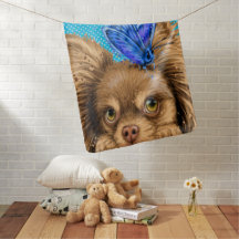 Chihuahua Cutie Baby Blanket