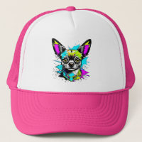 Chihuahua Cyberpunk style Art Dog Lover