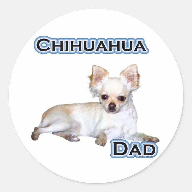Chihuahua Dad 4 - Sticker (Front)