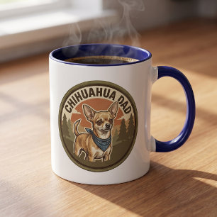 Chihuahua Dad Coffee Mug Chi Dog Dad Gift
