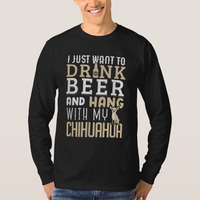 Chihuahua Dad Funny Father's Day Dog Lover Gift Be T-Shirt (Front)