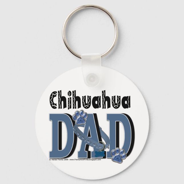 Chihuahua DAD Keychain (Front)