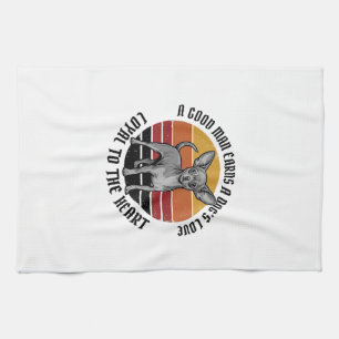 Chihuahua Dad Shirt Vintage Engraving Dog Lover De Kitchen Towel