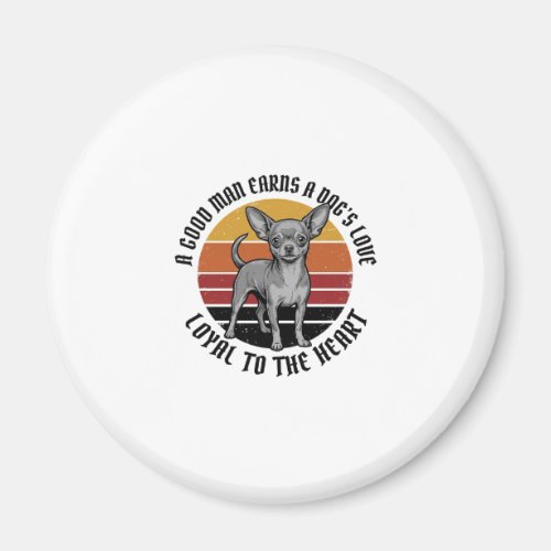 Chihuahua Dad Shirt Vintage Engraving Dog Lover De Magnet