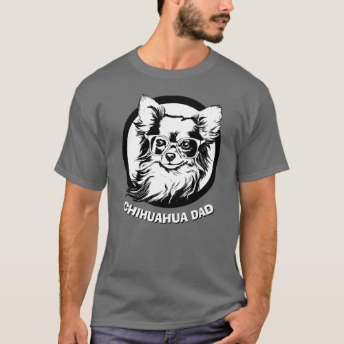 Chihuahua Dad  T_Shirt