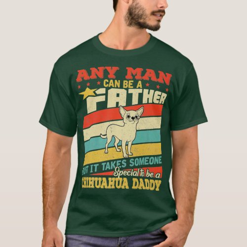 Chihuahua Daddy Father Day T_Shirt