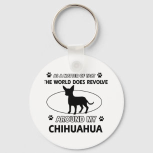 Chihuahua design keychain