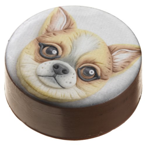 Chihuahua Dog 3D Inspired  Chocolate Covered Oreo