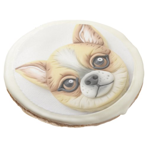 Chihuahua Dog 3D Inspired  Sugar Cookie