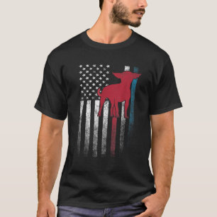 Chihuahua Dog 4th of July Gift American Flag USA A T-Shirt