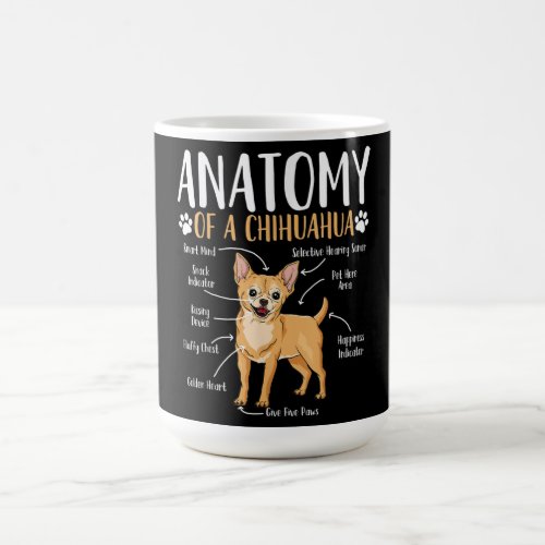 Chihuahua Dog Anatomy Magic Mug