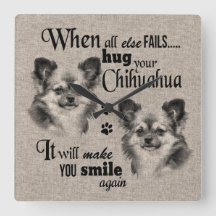 Chihuahua dog art when everything fails quote