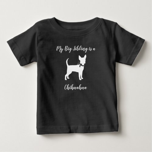 Chihuahua Dog Baby Shower Gender Neutral Baby T_Shirt