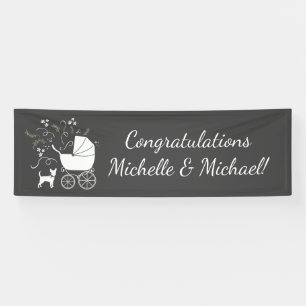 Chihuahua Dog Baby Shower Gender Neutral Banner