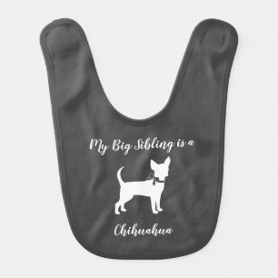 Chihuahua Dog Baby Shower Gender Neutral Bib
