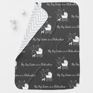 Chihuahua Dog Baby Shower Gender Neutral Blanket
