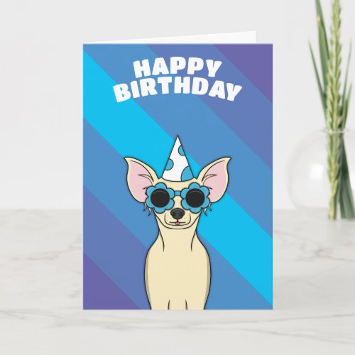 Chihuahua Dog Birthday Card