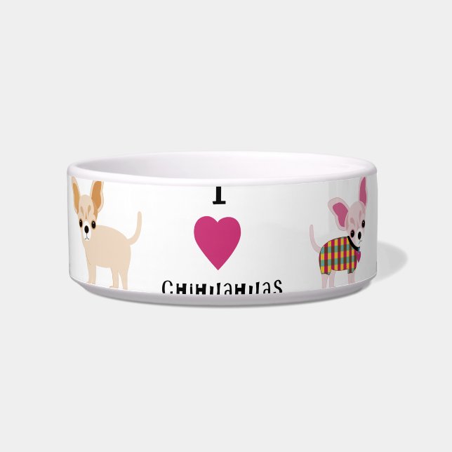 Chihuahua Dog Bowl (Front)