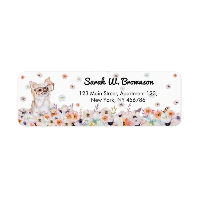 Chihuahua Dog Breed Label