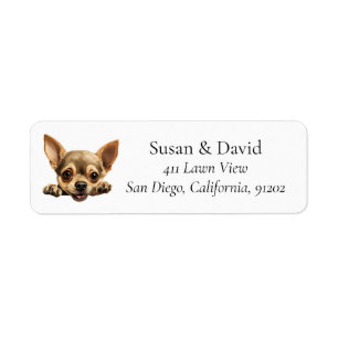 Chihuahua Dog Breed Pet Lovers Label
