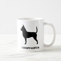 Chihuahua Dog Breed Silhouettes Custom