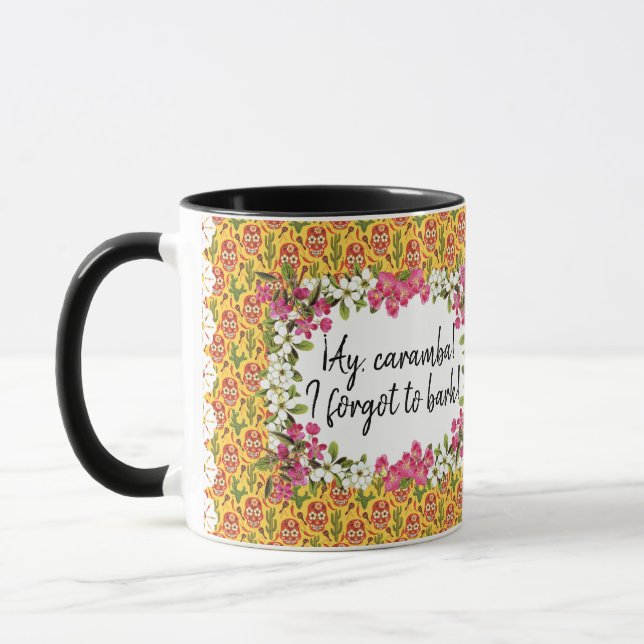 CHIHUAHUA DOG CARAMBA MEXICAN CARTOON Mug (Left)