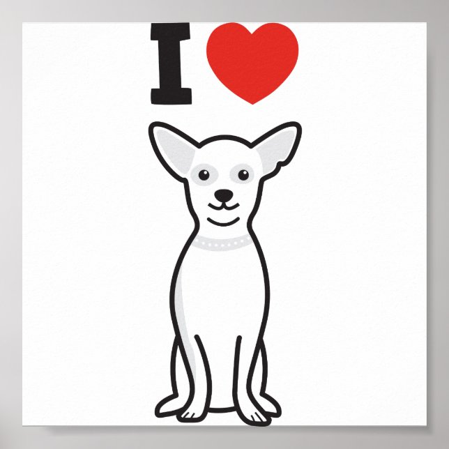 Chihuahua Dog Cartoon Poster (Front)