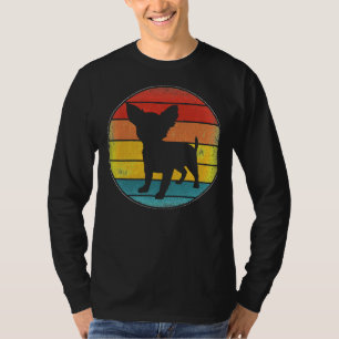 Chihuahua Dog Dad Mom Dog Vintage Retro Dog Mom Da T-Shirt