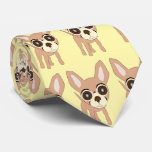 Chihuahua Dog Design Neck Tie