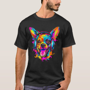 Chihuahua Dog DJ Festival T-Shirt