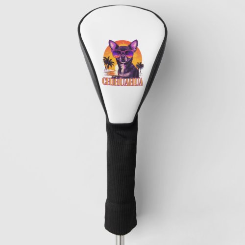 Chihuahua Dog Dog Breed for a Chihuahua Lover Golf Head Cover