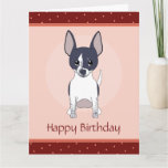 Chihuahua Dog Happy Birthay Custom Card at Zazzle