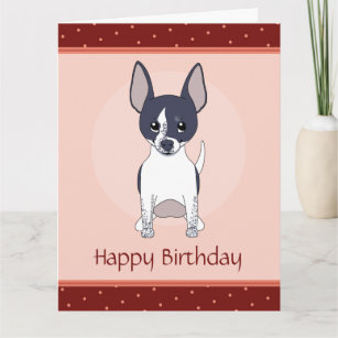 Chihuahua Dog Happy Birthay Custom Card